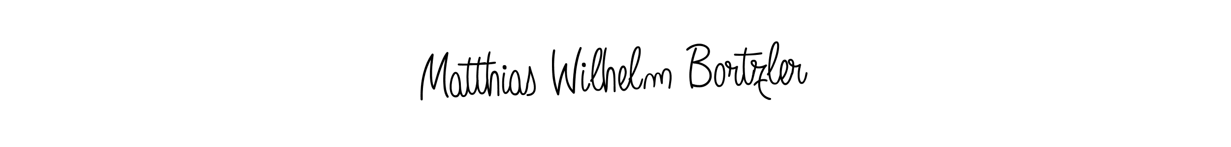 How to make Matthias Wilhelm Bortzler name signature. Use Angelique-Rose-font-FFP style for creating short signs online. This is the latest handwritten sign. Matthias Wilhelm Bortzler signature style 5 images and pictures png