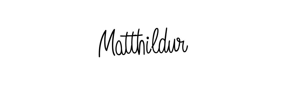 Make a beautiful signature design for name Matthildur. Use this online signature maker to create a handwritten signature for free. Matthildur signature style 5 images and pictures png