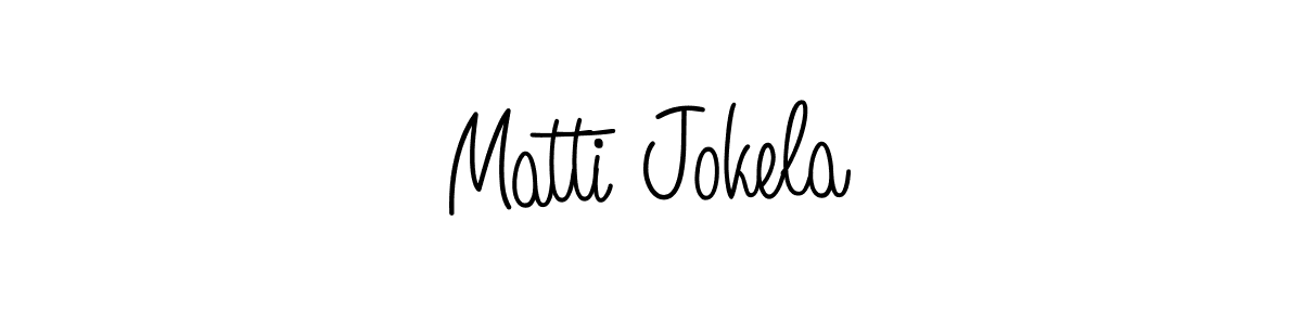 You can use this online signature creator to create a handwritten signature for the name Matti Jokela. This is the best online autograph maker. Matti Jokela signature style 5 images and pictures png