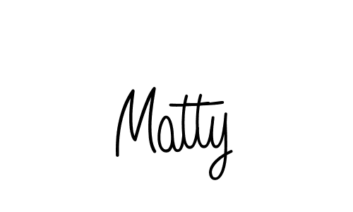 How to Draw Matty signature style? Angelique-Rose-font-FFP is a latest design signature styles for name Matty. Matty signature style 5 images and pictures png