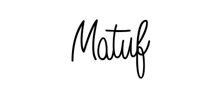 How to make Matuf name signature. Use Angelique-Rose-font-FFP style for creating short signs online. This is the latest handwritten sign. Matuf signature style 5 images and pictures png