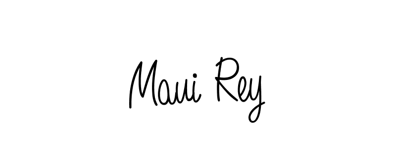 Best and Professional Signature Style for Maui Rey. Angelique-Rose-font-FFP Best Signature Style Collection. Maui Rey signature style 5 images and pictures png