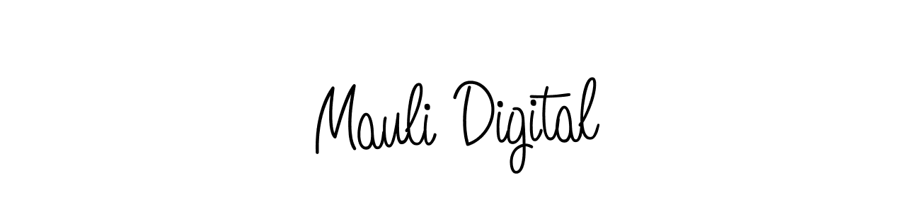 Design your own signature with our free online signature maker. With this signature software, you can create a handwritten (Angelique-Rose-font-FFP) signature for name Mauli Digital. Mauli Digital signature style 5 images and pictures png