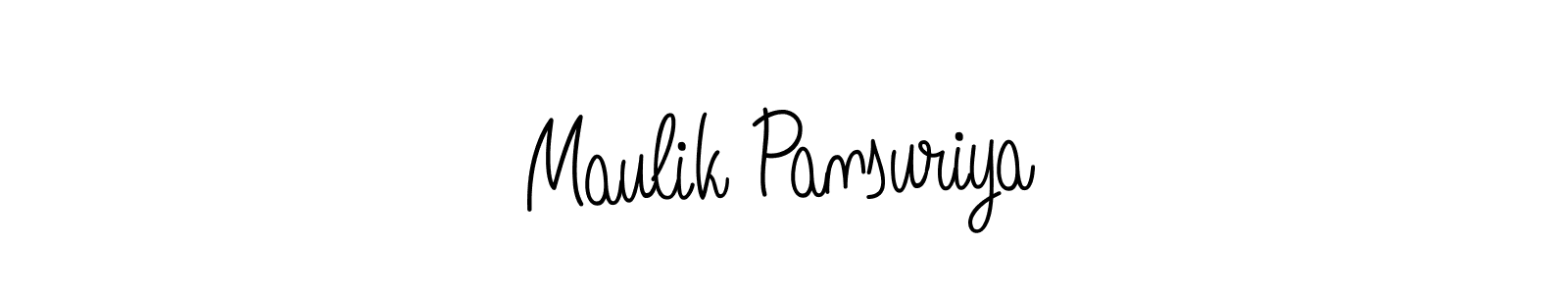 You can use this online signature creator to create a handwritten signature for the name Maulik Pansuriya. This is the best online autograph maker. Maulik Pansuriya signature style 5 images and pictures png