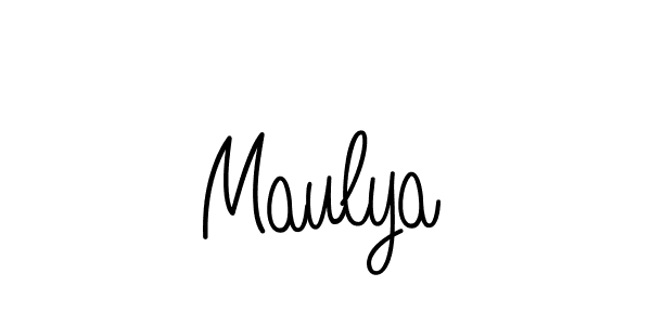 Best and Professional Signature Style for Maulya. Angelique-Rose-font-FFP Best Signature Style Collection. Maulya signature style 5 images and pictures png