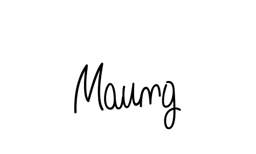 Make a short Maung signature style. Manage your documents anywhere anytime using Angelique-Rose-font-FFP. Create and add eSignatures, submit forms, share and send files easily. Maung signature style 5 images and pictures png