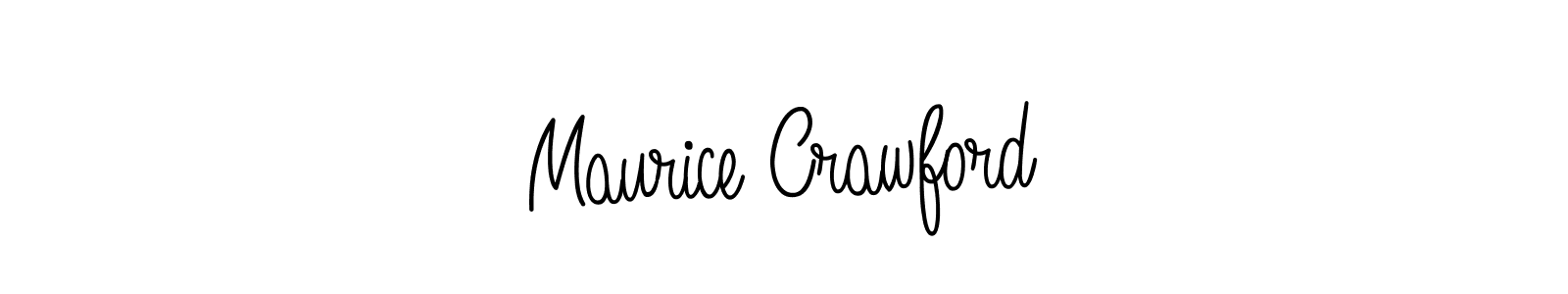 How to make Maurice Crawford signature? Angelique-Rose-font-FFP is a professional autograph style. Create handwritten signature for Maurice Crawford name. Maurice Crawford signature style 5 images and pictures png