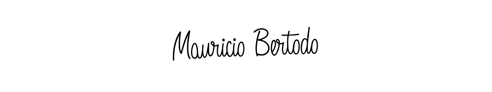 Use a signature maker to create a handwritten signature online. With this signature software, you can design (Angelique-Rose-font-FFP) your own signature for name Mauricio Bertodo. Mauricio Bertodo signature style 5 images and pictures png