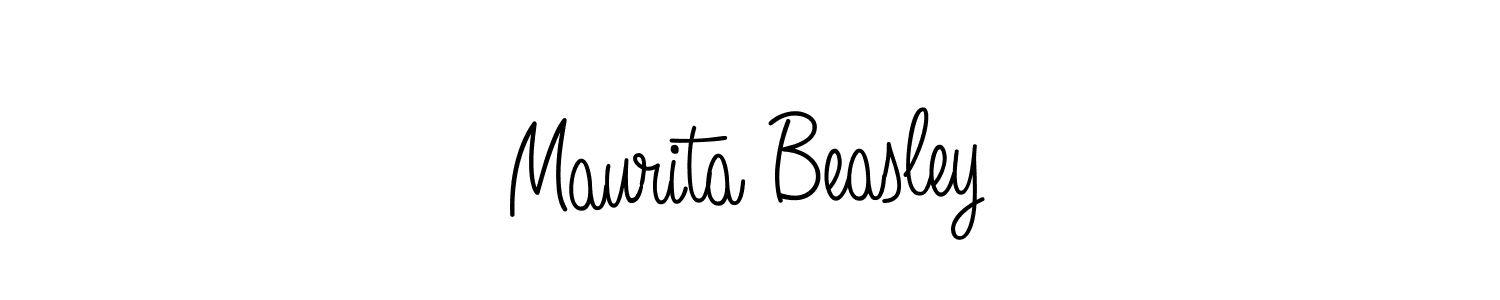 Also we have Maurita Beasley name is the best signature style. Create professional handwritten signature collection using Angelique-Rose-font-FFP autograph style. Maurita Beasley signature style 5 images and pictures png