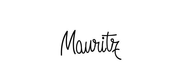 Mauritz stylish signature style. Best Handwritten Sign (Angelique-Rose-font-FFP) for my name. Handwritten Signature Collection Ideas for my name Mauritz. Mauritz signature style 5 images and pictures png