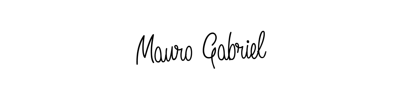 Also we have Mauro Gabriel name is the best signature style. Create professional handwritten signature collection using Angelique-Rose-font-FFP autograph style. Mauro Gabriel signature style 5 images and pictures png