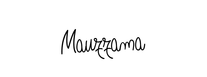How to make Mauzzama name signature. Use Angelique-Rose-font-FFP style for creating short signs online. This is the latest handwritten sign. Mauzzama signature style 5 images and pictures png
