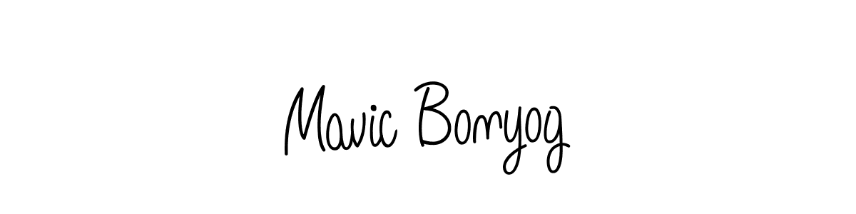 It looks lik you need a new signature style for name Mavic Bonyog. Design unique handwritten (Angelique-Rose-font-FFP) signature with our free signature maker in just a few clicks. Mavic Bonyog signature style 5 images and pictures png
