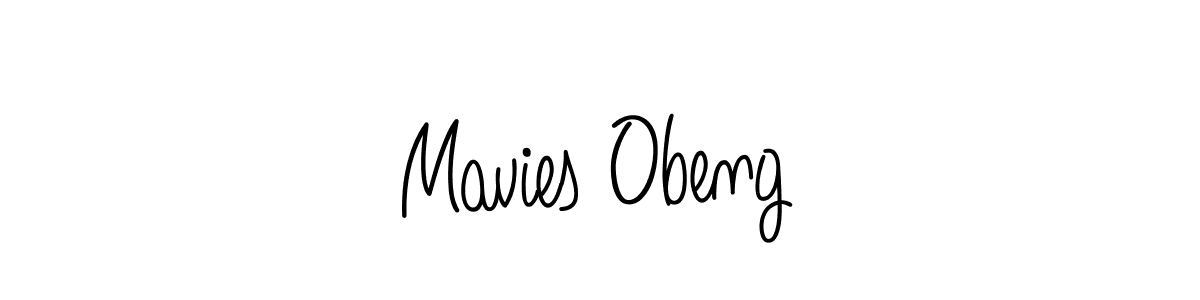 It looks lik you need a new signature style for name Mavies Obeng. Design unique handwritten (Angelique-Rose-font-FFP) signature with our free signature maker in just a few clicks. Mavies Obeng signature style 5 images and pictures png