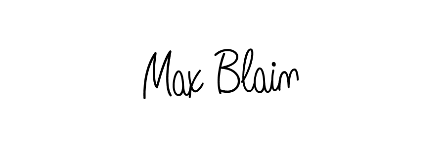 Make a beautiful signature design for name Max Blain. With this signature (Angelique-Rose-font-FFP) style, you can create a handwritten signature for free. Max Blain signature style 5 images and pictures png