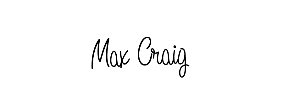 Design your own signature with our free online signature maker. With this signature software, you can create a handwritten (Angelique-Rose-font-FFP) signature for name Max Craig. Max Craig signature style 5 images and pictures png