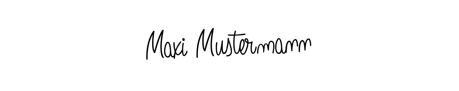 Maxi Mustermann stylish signature style. Best Handwritten Sign (Angelique-Rose-font-FFP) for my name. Handwritten Signature Collection Ideas for my name Maxi Mustermann. Maxi Mustermann signature style 5 images and pictures png