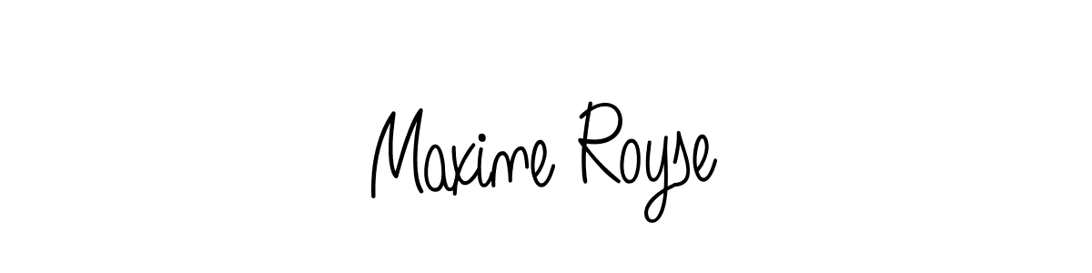 Angelique-Rose-font-FFP is a professional signature style that is perfect for those who want to add a touch of class to their signature. It is also a great choice for those who want to make their signature more unique. Get Maxine Royse name to fancy signature for free. Maxine Royse signature style 5 images and pictures png