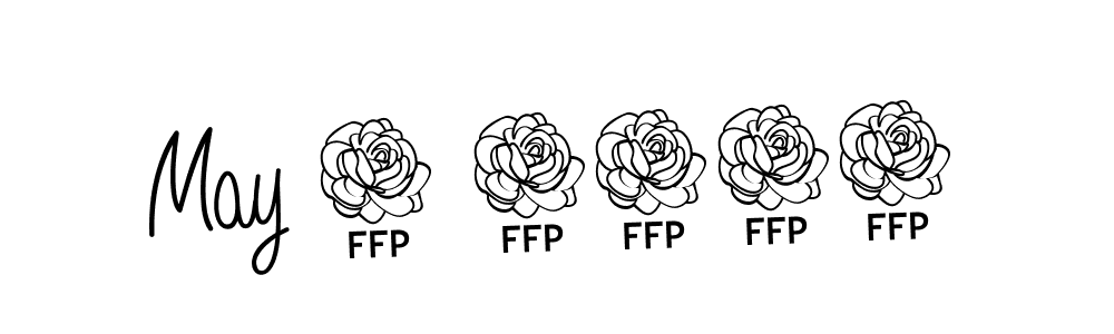 How to Draw May 2 2023 signature style? Angelique-Rose-font-FFP is a latest design signature styles for name May 2 2023. May 2 2023 signature style 5 images and pictures png