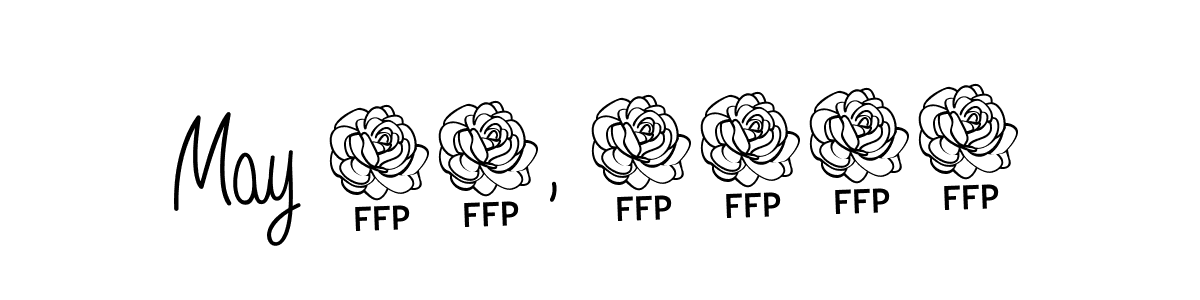 Design your own signature with our free online signature maker. With this signature software, you can create a handwritten (Angelique-Rose-font-FFP) signature for name May 31, 2005. May 31, 2005 signature style 5 images and pictures png