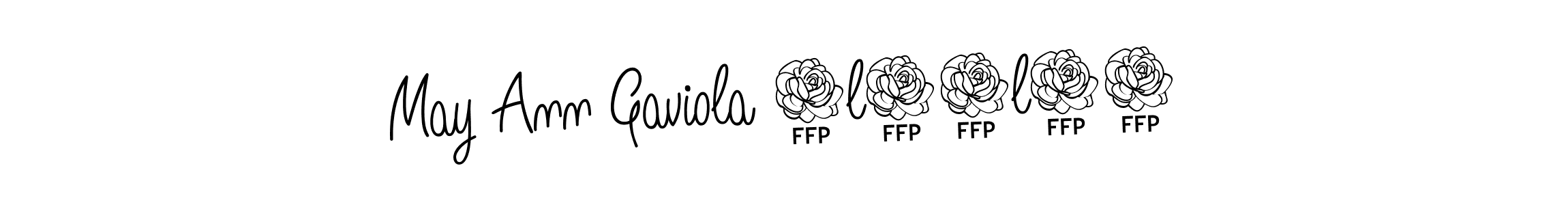 You can use this online signature creator to create a handwritten signature for the name May Ann Gaviola 3l18l24. This is the best online autograph maker. May Ann Gaviola 3l18l24 signature style 5 images and pictures png