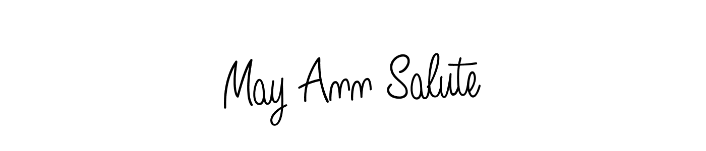 Best and Professional Signature Style for May Ann Salute. Angelique-Rose-font-FFP Best Signature Style Collection. May Ann Salute signature style 5 images and pictures png