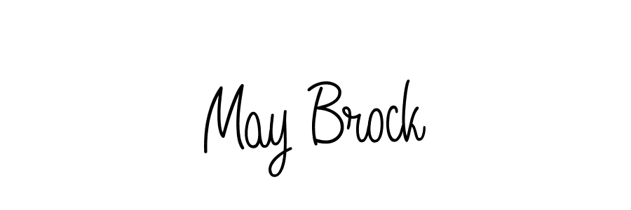 Also You can easily find your signature by using the search form. We will create May Brock name handwritten signature images for you free of cost using Angelique-Rose-font-FFP sign style. May Brock signature style 5 images and pictures png