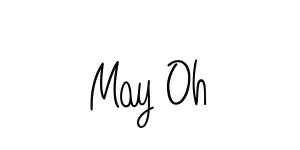 This is the best signature style for the May Oh name. Also you like these signature font (Angelique-Rose-font-FFP). Mix name signature. May Oh signature style 5 images and pictures png