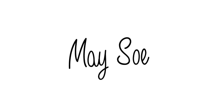 if you are searching for the best signature style for your name May Soe. so please give up your signature search. here we have designed multiple signature styles  using Angelique-Rose-font-FFP. May Soe signature style 5 images and pictures png