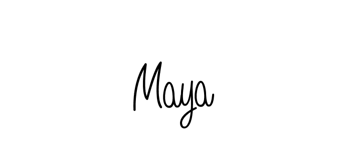 Maya✨ stylish signature style. Best Handwritten Sign (Angelique-Rose-font-FFP) for my name. Handwritten Signature Collection Ideas for my name Maya✨. Maya✨ signature style 5 images and pictures png