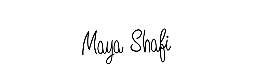 Make a beautiful signature design for name Maya Shafi. Use this online signature maker to create a handwritten signature for free. Maya Shafi signature style 5 images and pictures png