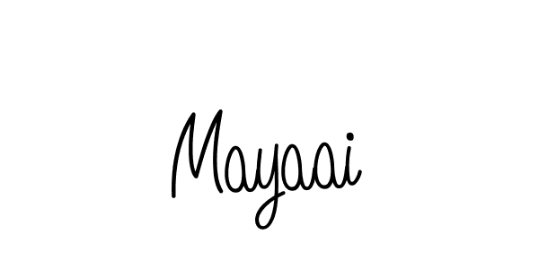 How to make Mayaai signature? Angelique-Rose-font-FFP is a professional autograph style. Create handwritten signature for Mayaai name. Mayaai signature style 5 images and pictures png