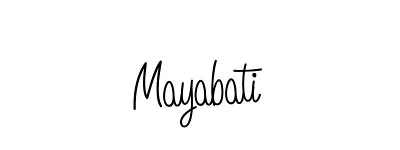 Once you've used our free online signature maker to create your best signature Angelique-Rose-font-FFP style, it's time to enjoy all of the benefits that Mayabati name signing documents. Mayabati signature style 5 images and pictures png