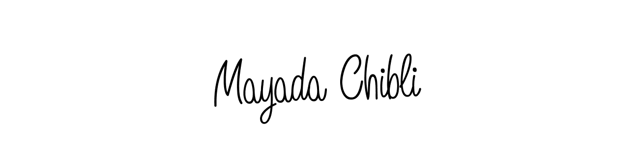Make a beautiful signature design for name Mayada Chibli. Use this online signature maker to create a handwritten signature for free. Mayada Chibli signature style 5 images and pictures png