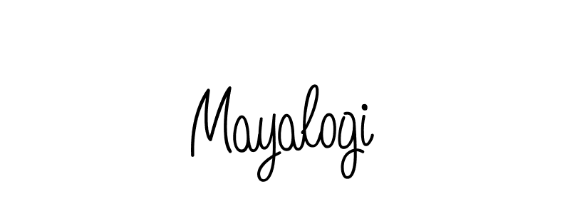 How to Draw Mayalogi signature style? Angelique-Rose-font-FFP is a latest design signature styles for name Mayalogi. Mayalogi signature style 5 images and pictures png