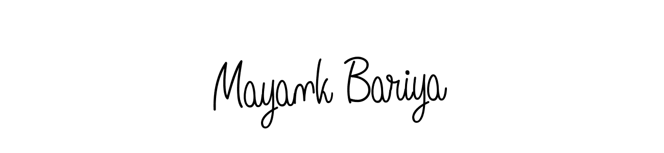 Once you've used our free online signature maker to create your best signature Angelique-Rose-font-FFP style, it's time to enjoy all of the benefits that Mayank Bariya name signing documents. Mayank Bariya signature style 5 images and pictures png