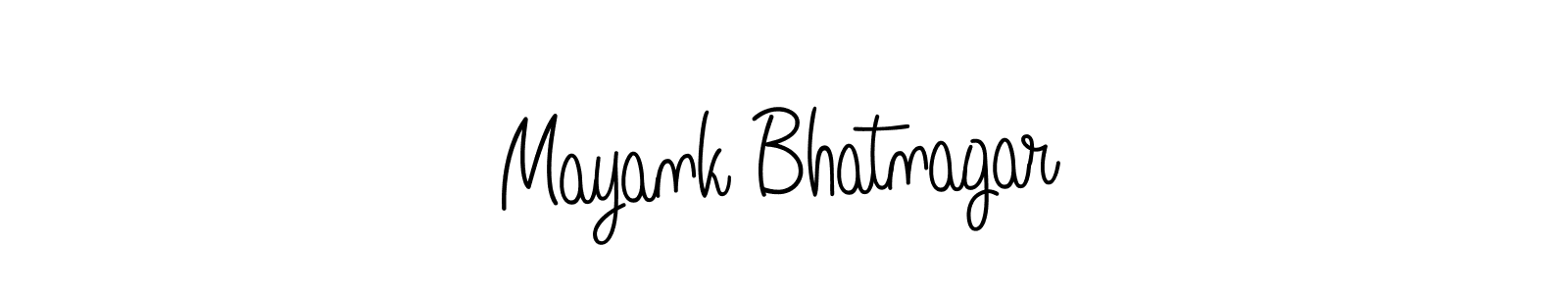 Make a beautiful signature design for name Mayank Bhatnagar. Use this online signature maker to create a handwritten signature for free. Mayank Bhatnagar signature style 5 images and pictures png