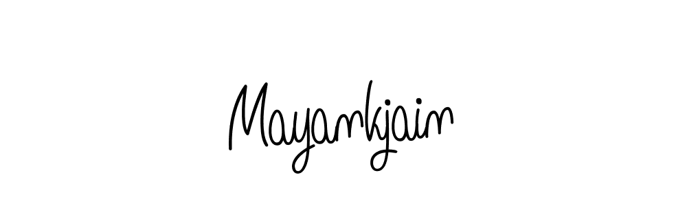 How to make Mayankjain name signature. Use Angelique-Rose-font-FFP style for creating short signs online. This is the latest handwritten sign. Mayankjain signature style 5 images and pictures png