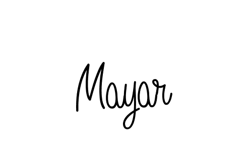 How to make Mayar signature? Angelique-Rose-font-FFP is a professional autograph style. Create handwritten signature for Mayar name. Mayar signature style 5 images and pictures png