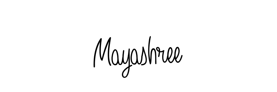 Design your own signature with our free online signature maker. With this signature software, you can create a handwritten (Angelique-Rose-font-FFP) signature for name Mayashree. Mayashree signature style 5 images and pictures png