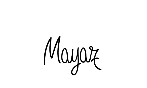 Make a beautiful signature design for name Mayaz. Use this online signature maker to create a handwritten signature for free. Mayaz signature style 5 images and pictures png