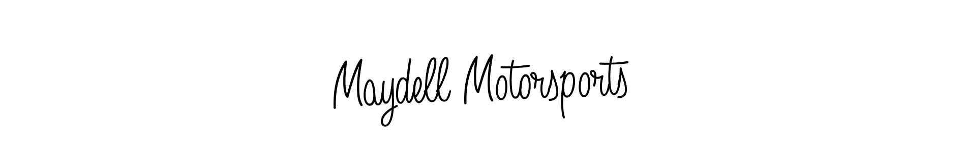 The best way (Angelique-Rose-font-FFP) to make a short signature is to pick only two or three words in your name. The name Maydell Motorsports include a total of six letters. For converting this name. Maydell Motorsports signature style 5 images and pictures png