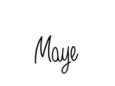 The best way (Angelique-Rose-font-FFP) to make a short signature is to pick only two or three words in your name. The name Maye include a total of six letters. For converting this name. Maye signature style 5 images and pictures png