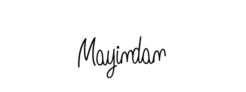 How to make Mayindan name signature. Use Angelique-Rose-font-FFP style for creating short signs online. This is the latest handwritten sign. Mayindan signature style 5 images and pictures png