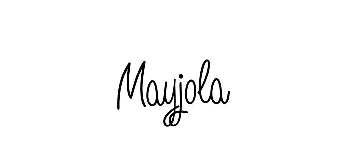 if you are searching for the best signature style for your name Mayjola. so please give up your signature search. here we have designed multiple signature styles  using Angelique-Rose-font-FFP. Mayjola signature style 5 images and pictures png