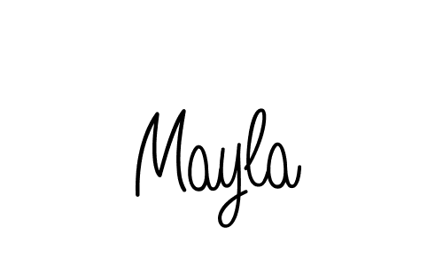 The best way (Angelique-Rose-font-FFP) to make a short signature is to pick only two or three words in your name. The name Mayla include a total of six letters. For converting this name. Mayla signature style 5 images and pictures png