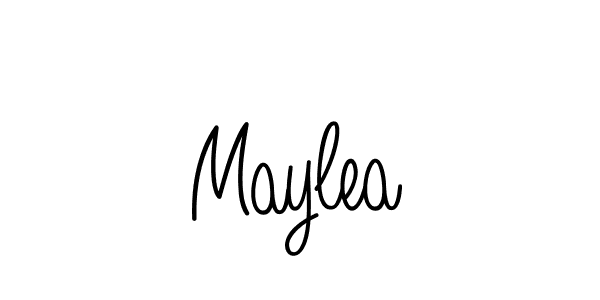 Make a beautiful signature design for name Maylea. With this signature (Angelique-Rose-font-FFP) style, you can create a handwritten signature for free. Maylea signature style 5 images and pictures png