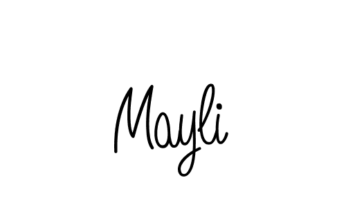 Best and Professional Signature Style for Mayli. Angelique-Rose-font-FFP Best Signature Style Collection. Mayli signature style 5 images and pictures png