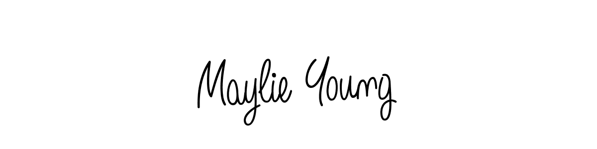 Make a beautiful signature design for name Maylie Young. Use this online signature maker to create a handwritten signature for free. Maylie Young signature style 5 images and pictures png