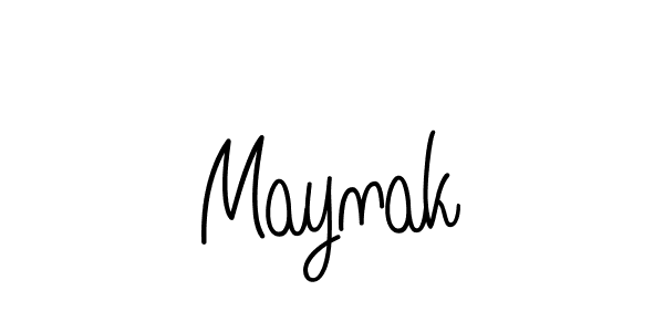 How to Draw Maynak signature style? Angelique-Rose-font-FFP is a latest design signature styles for name Maynak. Maynak signature style 5 images and pictures png